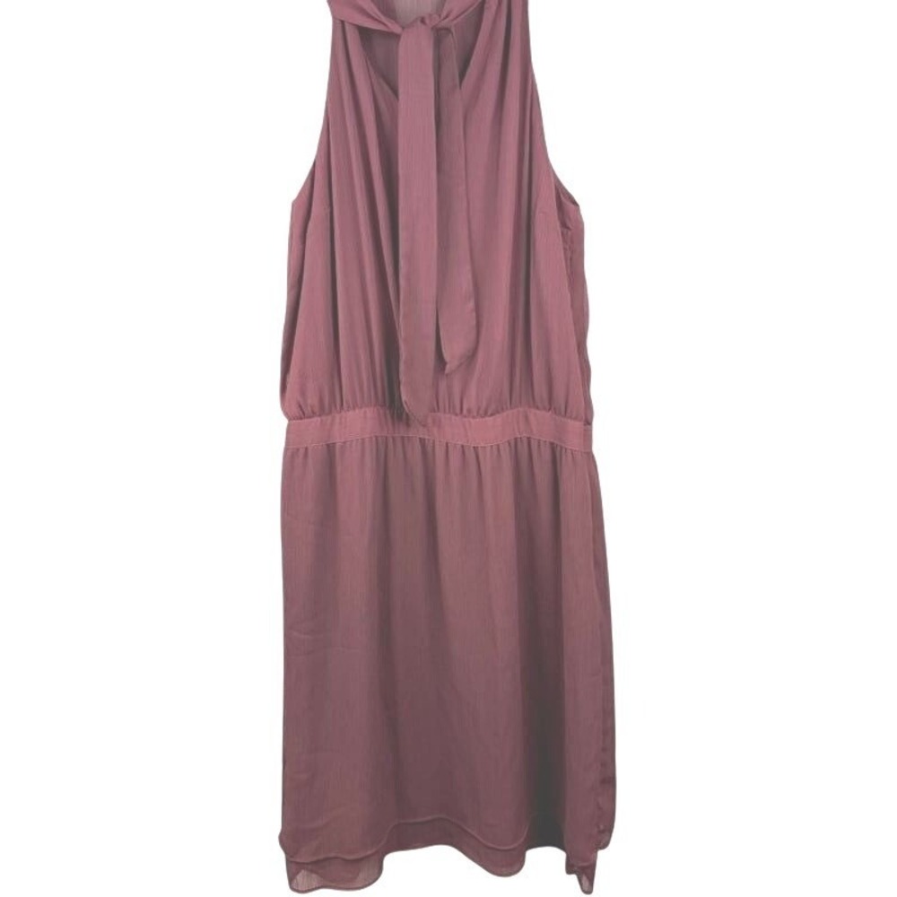 Banana‎ Republic Crepe Knit Maxi dress sz 2 pink rose fairy core ballet core